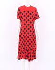 Marni Polka Dot Cady Midi Dress Size IT 44 | AU 12