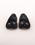 Chanel Suede Camelia Ballet Flats Size 40.5