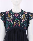 Chloe Broderie Anglaise Cotton Maxi Dress Size FR 36 | AU 8