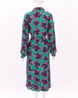 Pom Amsterdam Flower Pop Midi Dress Size 40 | AU 12