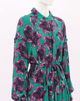 Pom Amsterdam Flower Pop Midi Dress Size 40 | AU 12