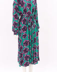 Pom Amsterdam Flower Pop Midi Dress Size 40 | AU 12