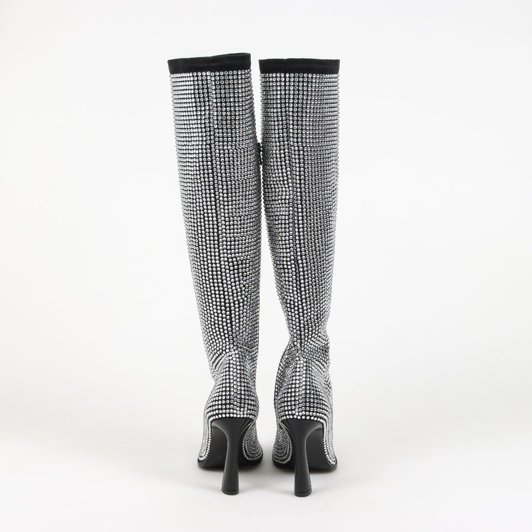 Magda Butrym Crystal-Embellished Boots Size 37