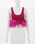 Oseree Lumiere Plumage Crop Top Size Small