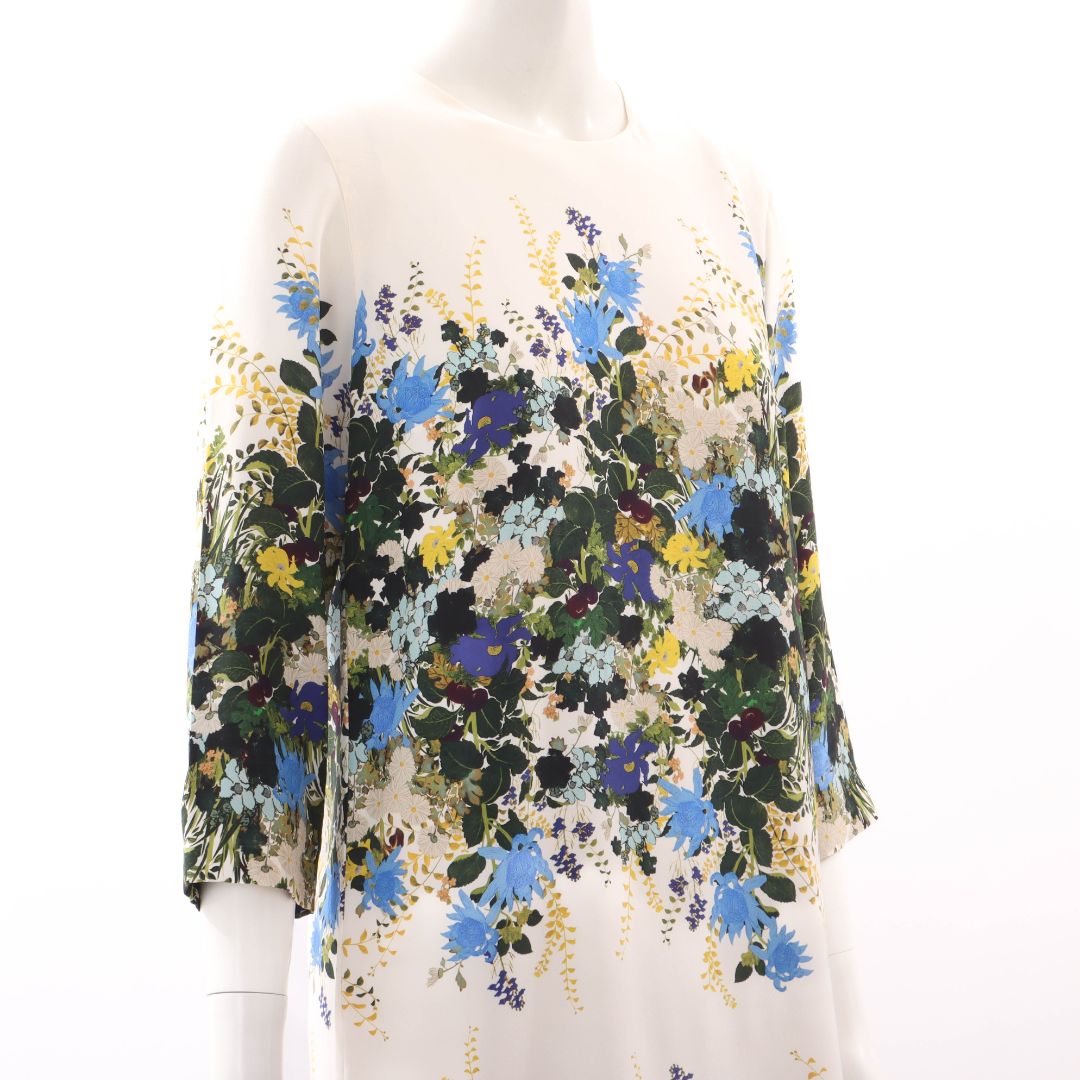 Erdem 'Emma' Silk Floral Dress Size 12