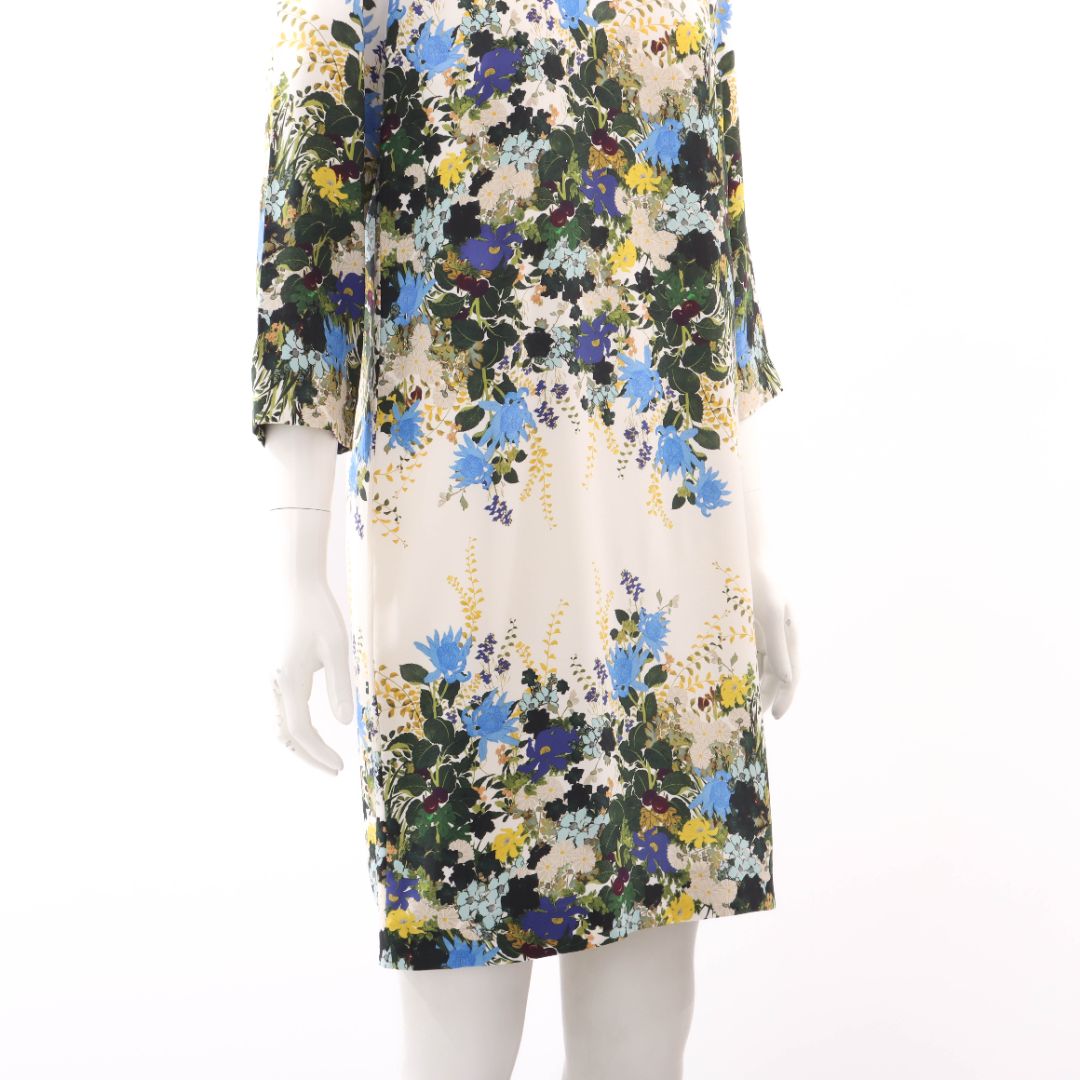 Erdem 'Emma' Silk Floral Dress Size 12