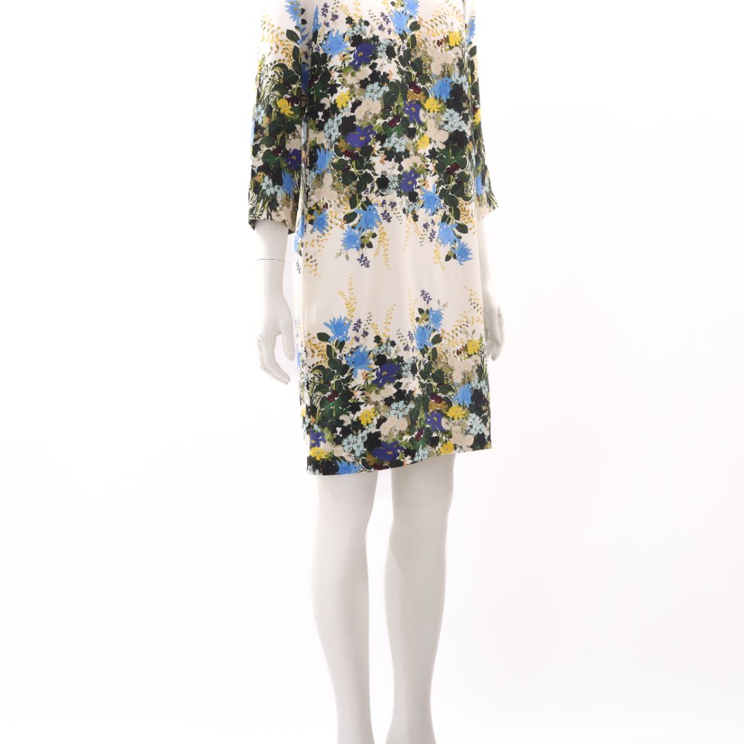 Erdem 'Emma' Silk Floral Dress Size 12