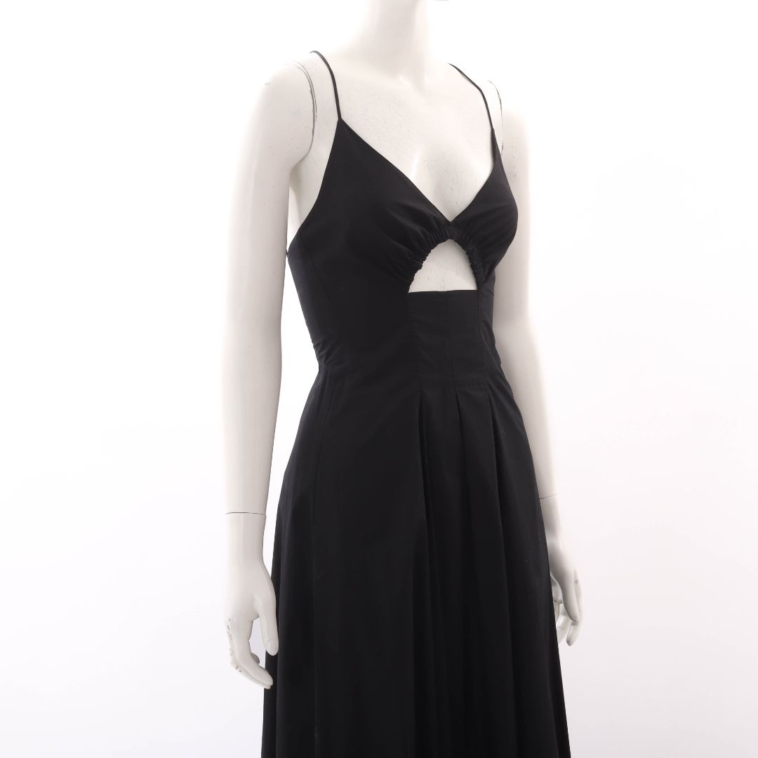 Scanlan Theodore Cotton Cut Out Midi Dress Size 6