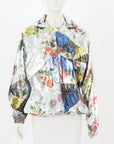 Preen Printed Lurex Stockton Parka Size S