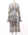 Hemant & Nandita Lurex Detail Dress Size L