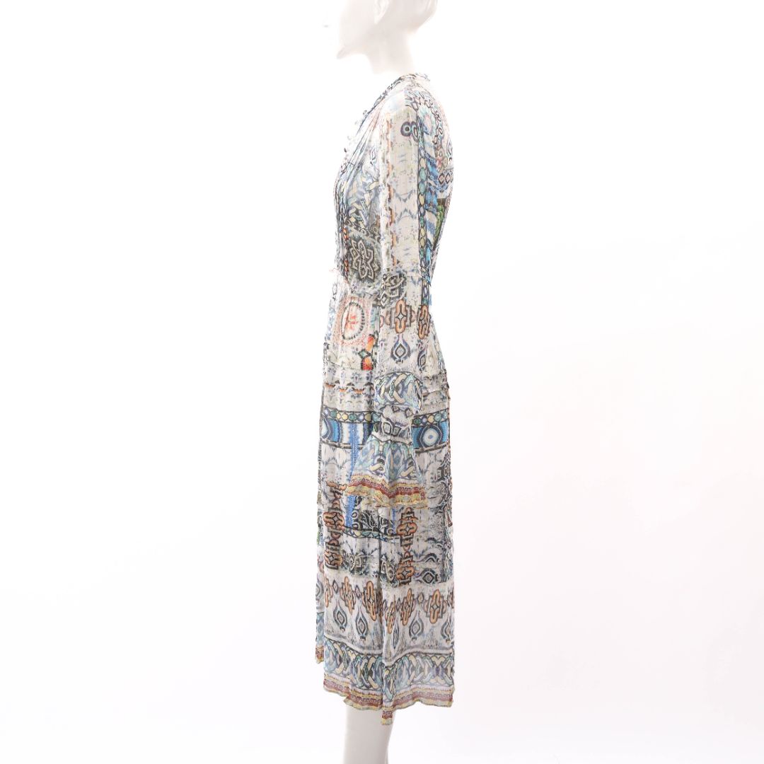 Hemant & Nandita Lurex Detail Dress Size L