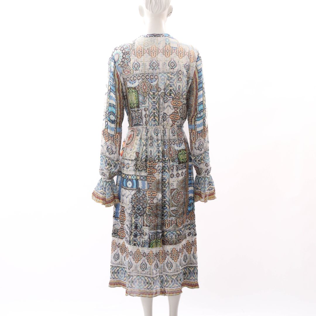 Hemant & Nandita Lurex Detail Dress Size L