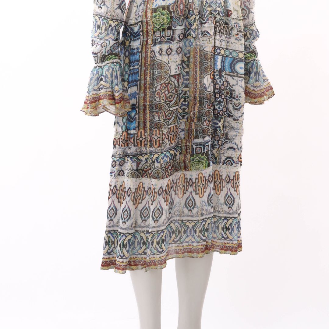 Hemant & Nandita Lurex Detail Dress Size L