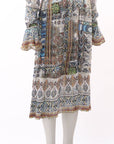 Hemant & Nandita Lurex Detail Dress Size L