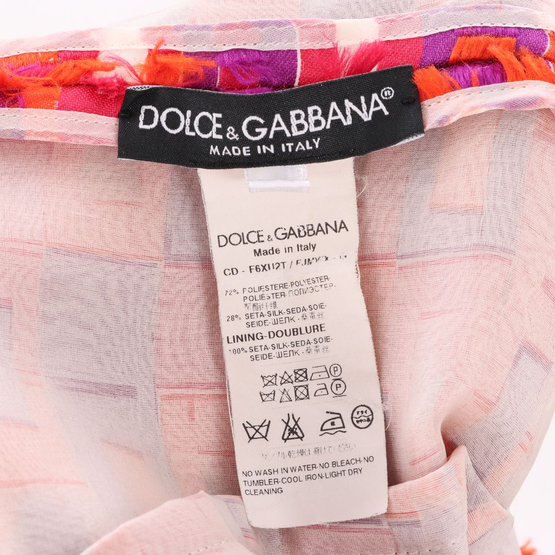 Dolce &amp; Gabbana Jacquard Mini Dress Size IT 38 | AU 6