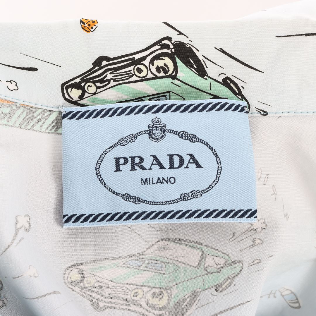 Prada SS 12 Car Print Mini Dress Size IT 38 | AU 6