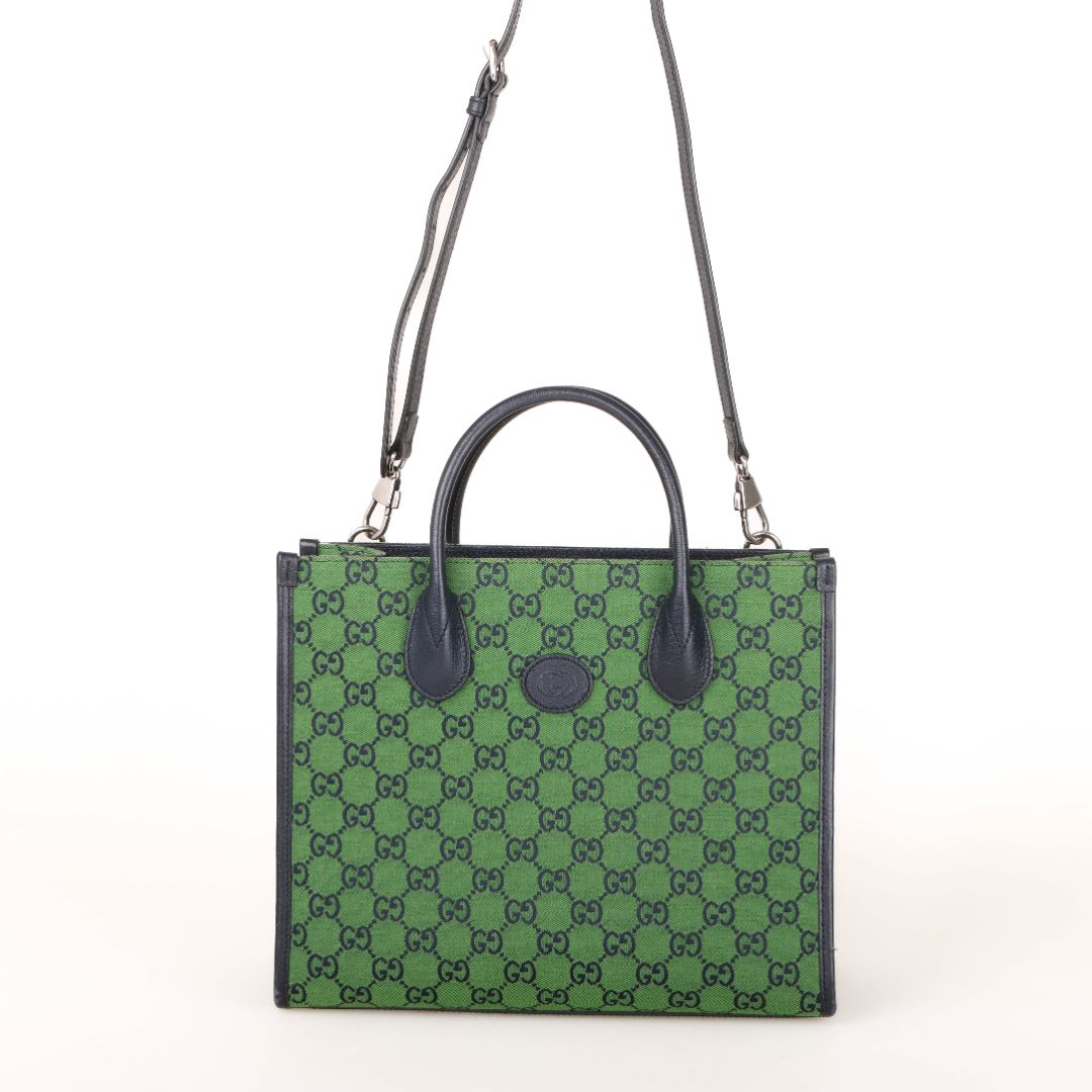 Gucci Canvas Tote Bag Size Small