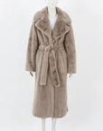 Ena Pelly 'Tahnee' Longline Faux Fur Coat Size 12