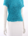 Scanlan Theodore Tinsel Slim Fit Sweater Top Size Extra Small