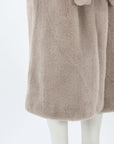 Ena Pelly 'Tahnee' Longline Faux Fur Coat Size 12