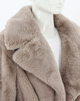 Ena Pelly 'Tahnee' Longline Faux Fur Coat Size 12