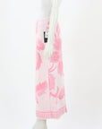 Maison Margiela Cotton-Terry Jacquard Midi Skirt Size S