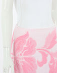Maison Margiela Cotton-Terry Jacquard Midi Skirt Size S