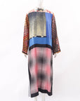 Bettina Bakdal Patchwork Scarf Dress Size Medium