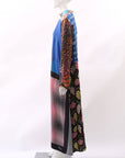 Bettina Bakdal Patchwork Scarf Dress Size Medium