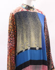 Bettina Bakdal Patchwork Scarf Dress Size Medium