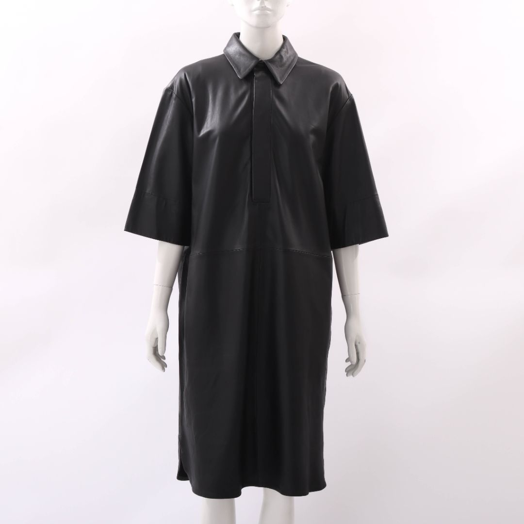 Second Female Leather Shift Dress Size 38 | AU 10