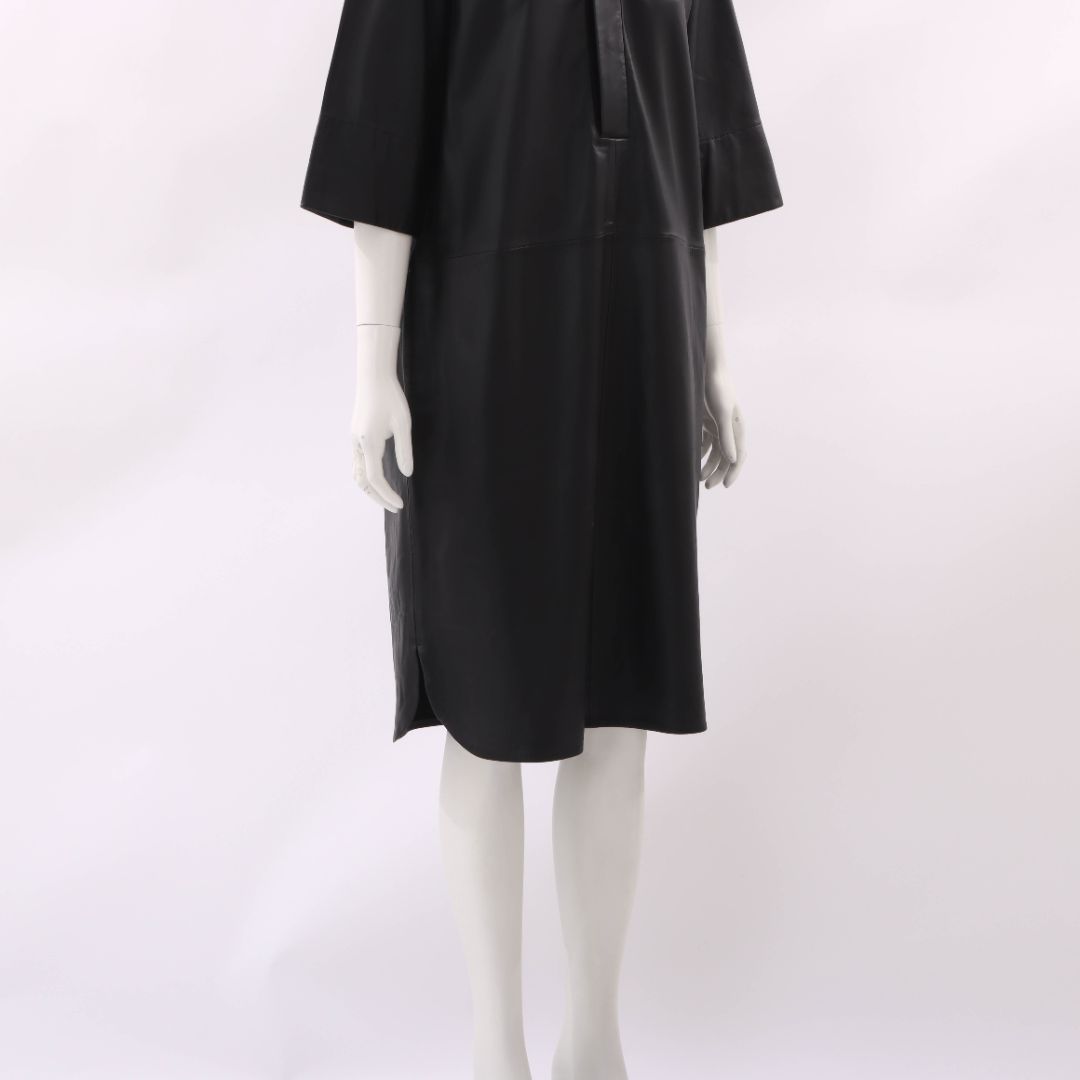 Second Female Leather Shift Dress Size 38 | AU 10