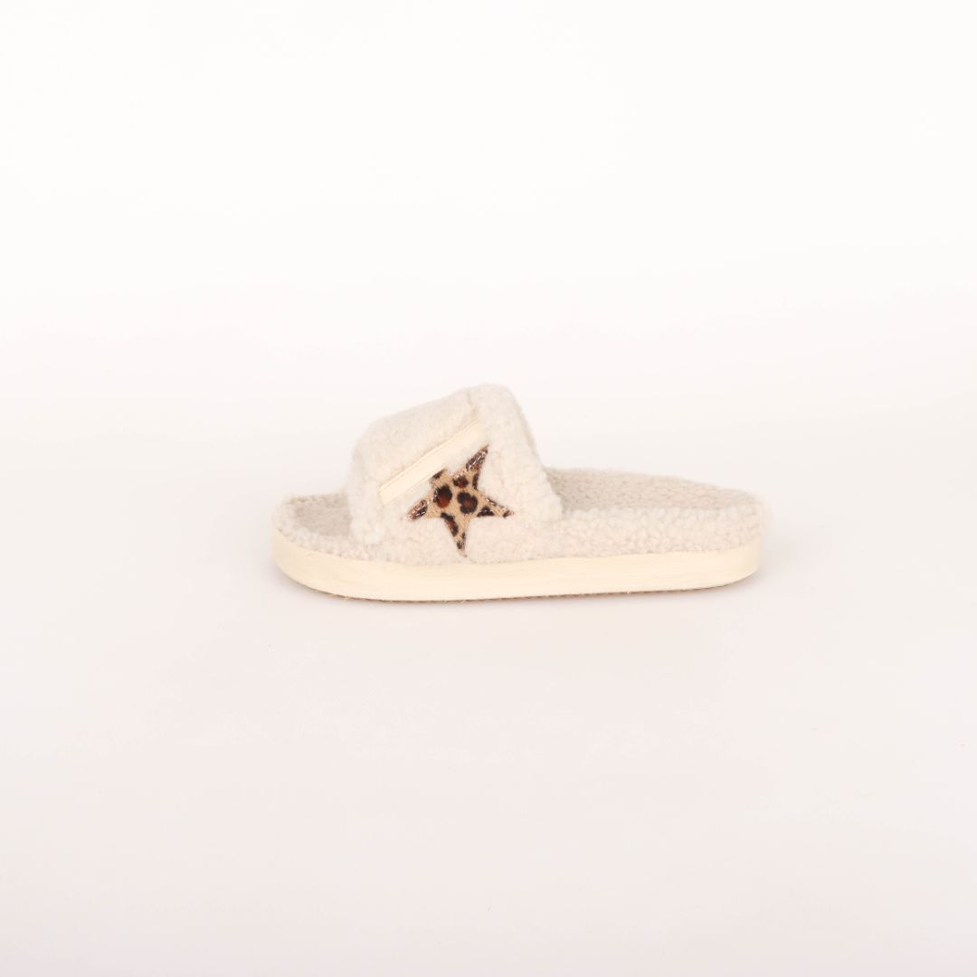 Golden Goose Shearling Poolside Slide Size 37