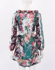 Zimmermann 'Allia' Floral Cut Out Mini Dress Size 0