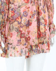 Zimmermann Lovelorn Frill Silk Playsuit Size 2
