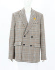 Five CM Checkred Oversized Blazer Size S