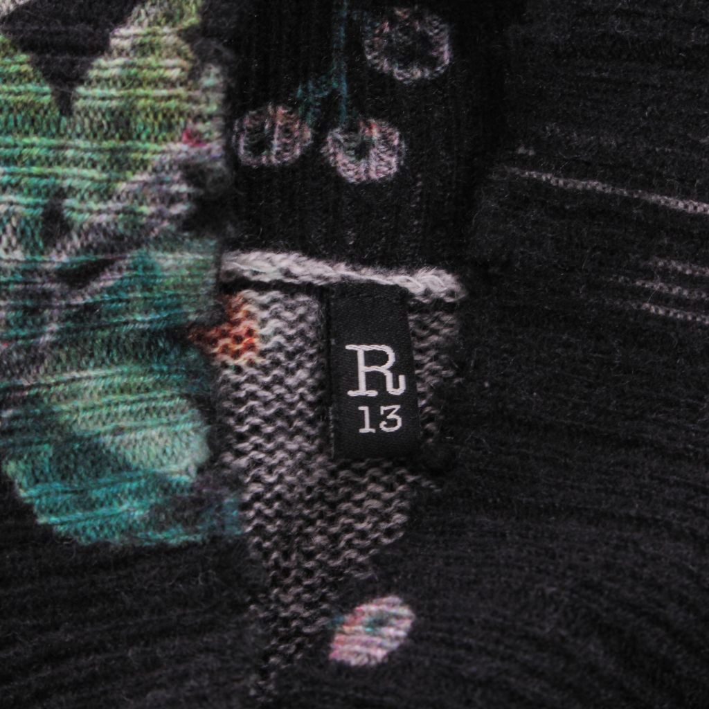 R13 Useless Treasures Distressed Cashmere Knit Size S