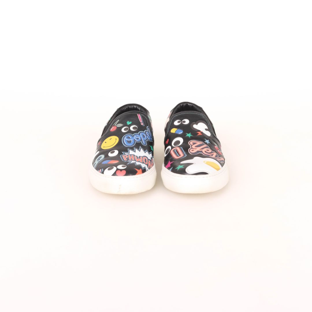 Anya Hindmarch Leather Slip On Sneakers 36