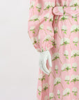 Palm Noosa Linen Noddy Dress With Belt Size 6