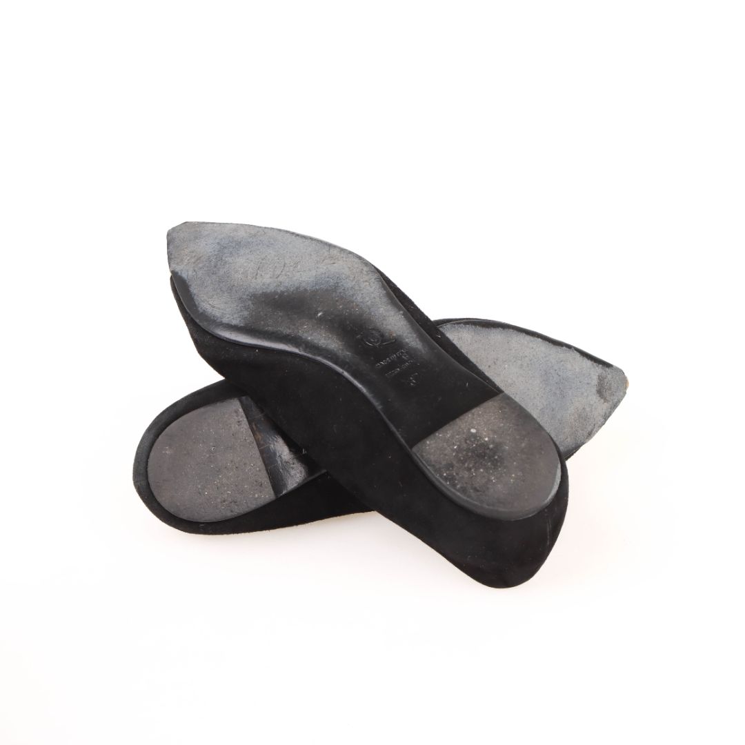 Alexander McQueen Suede Pointed Ballet Flats Size 37