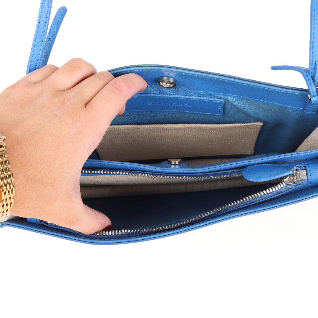 Balenciaga Canvas Pochette Crossbody Bag