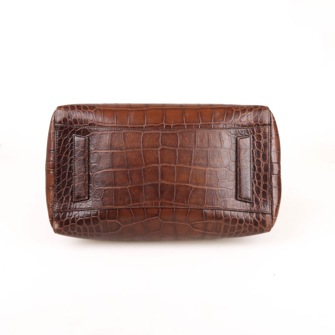 Givenchy Croc Embossed Antigona Bag Size M