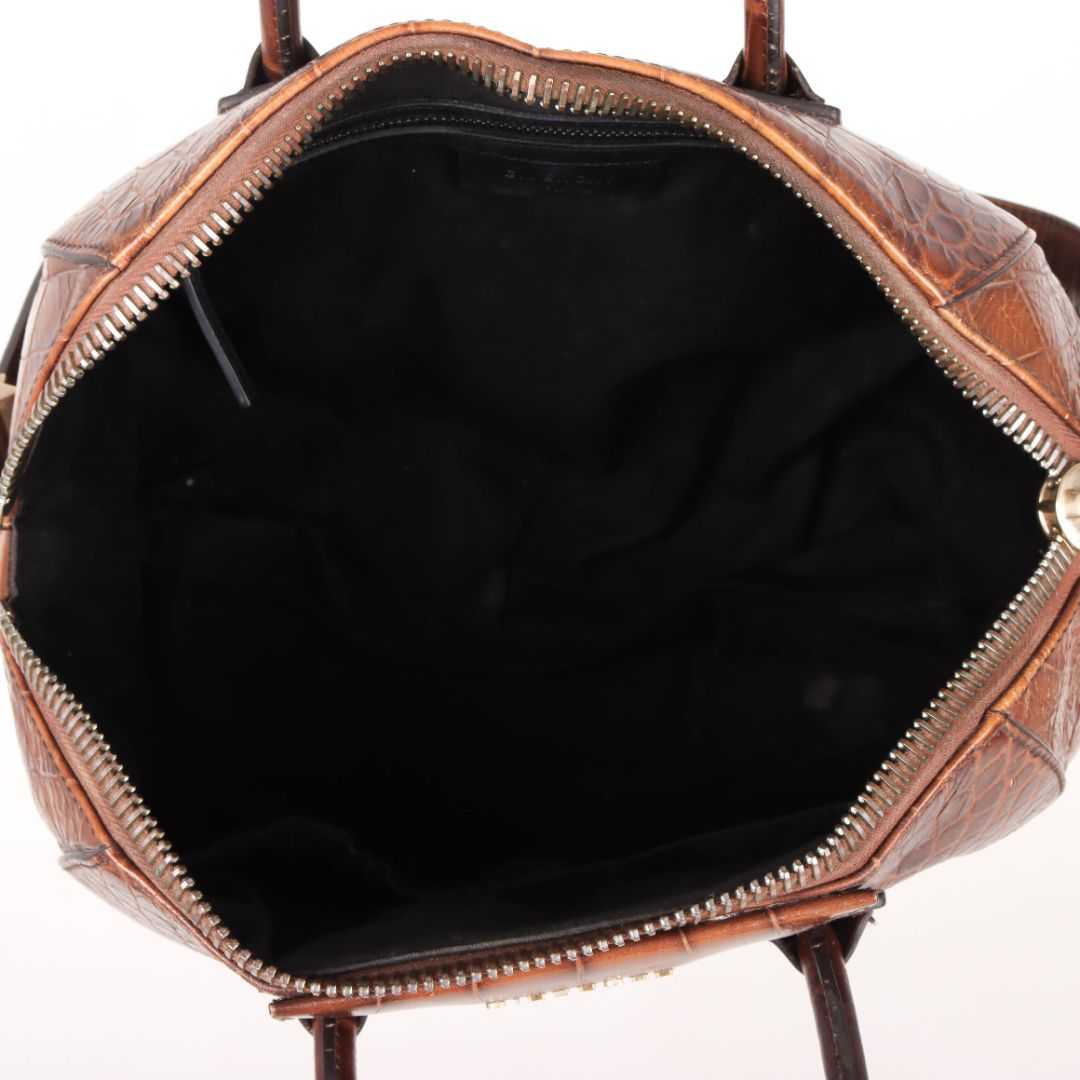 Givenchy Croc Embossed Antigona Bag Size M
