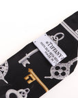 Tiffany & Co Key Print Silk Scarf Size O/S