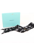 Tiffany & Co Key Print Silk Scarf Size O/S