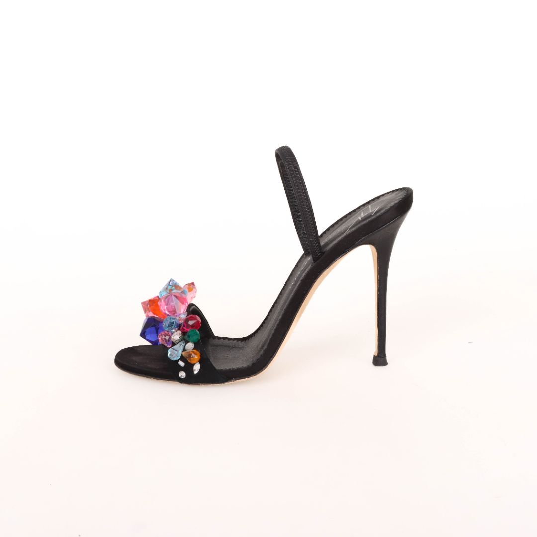 Giuseppe Zanotti Cruystal Sandals Size 38