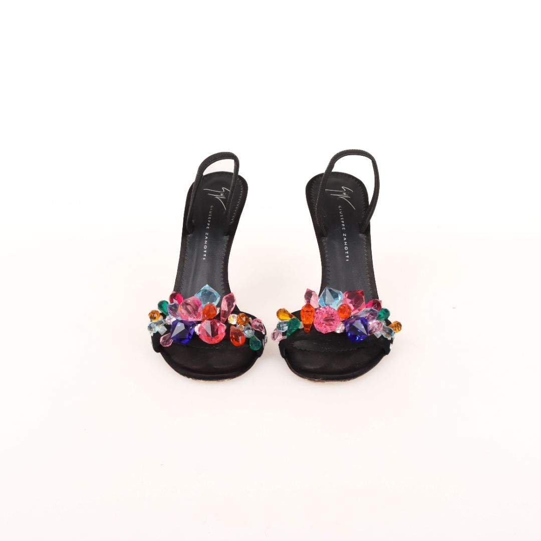Giuseppe Zanotti Cruystal Sandals Size 38
