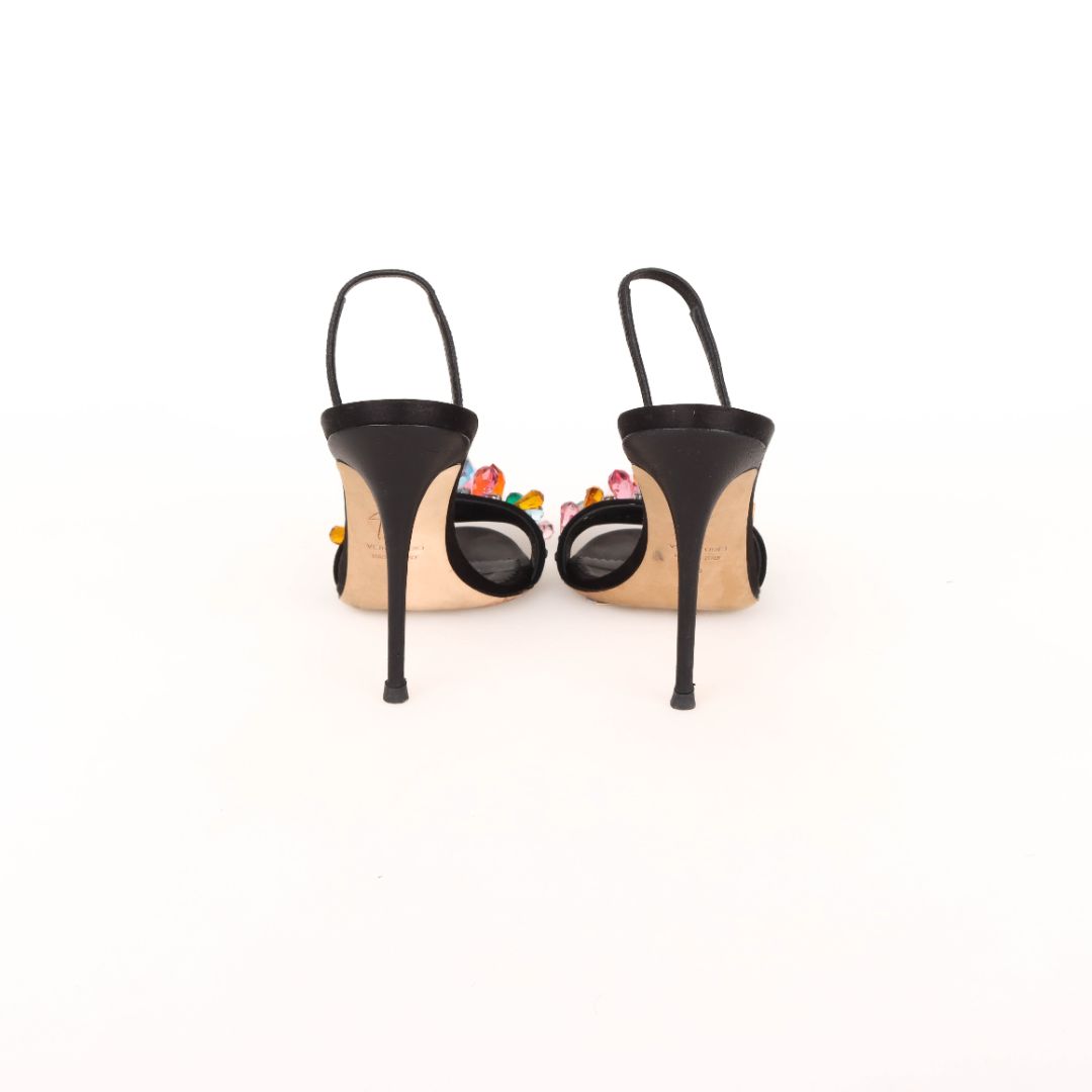 Giuseppe Zanotti Cruystal Sandals Size 38