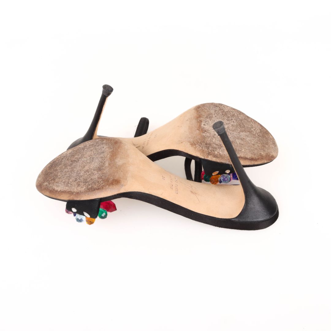Giuseppe Zanotti Cruystal Sandals Size 38