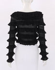 Zimmermann Frill Knit Top Size 1